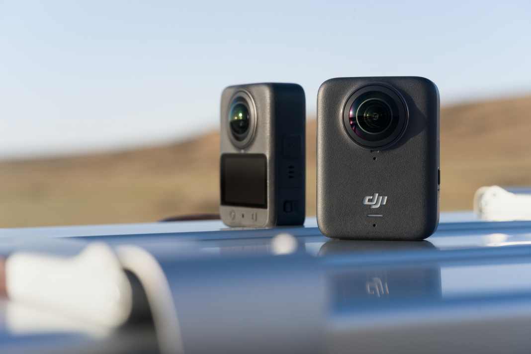 360-Grad-Kamera, die auch als klassische Action Cam in "eine Richtung" verwendet werden kann
