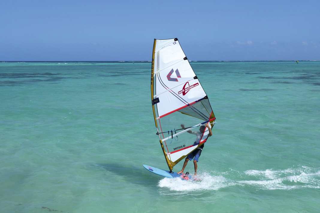 The Duotone E_Pace SLS 7.3 in the surf test