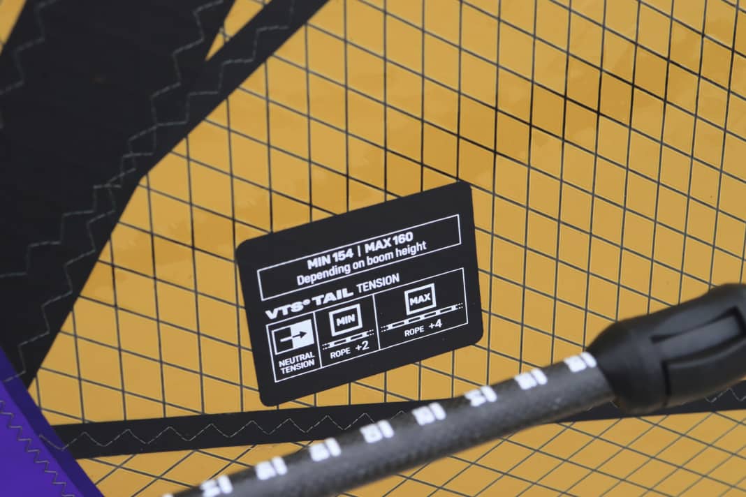 The Duotone Super Hero offers numerous aids for the perfect setup