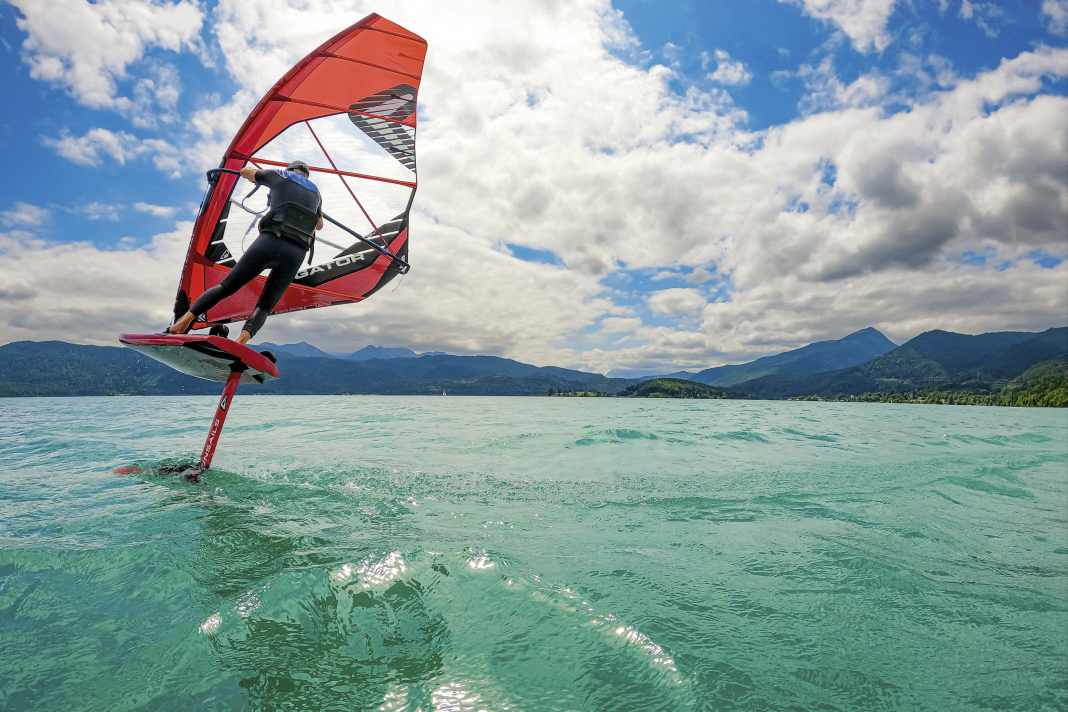 We were able to test the GunSails Hy-Foil extensively at Lake Walchensee