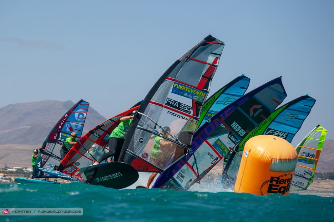 Jede Menge los am ersten Tag des World Cups auf Fuerteventura
