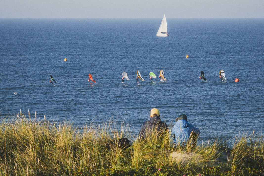 There were light wind conditions again on the penultimate day