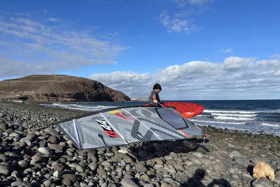 Philip Köster at home in Vargas - back on the water after a long injury break
