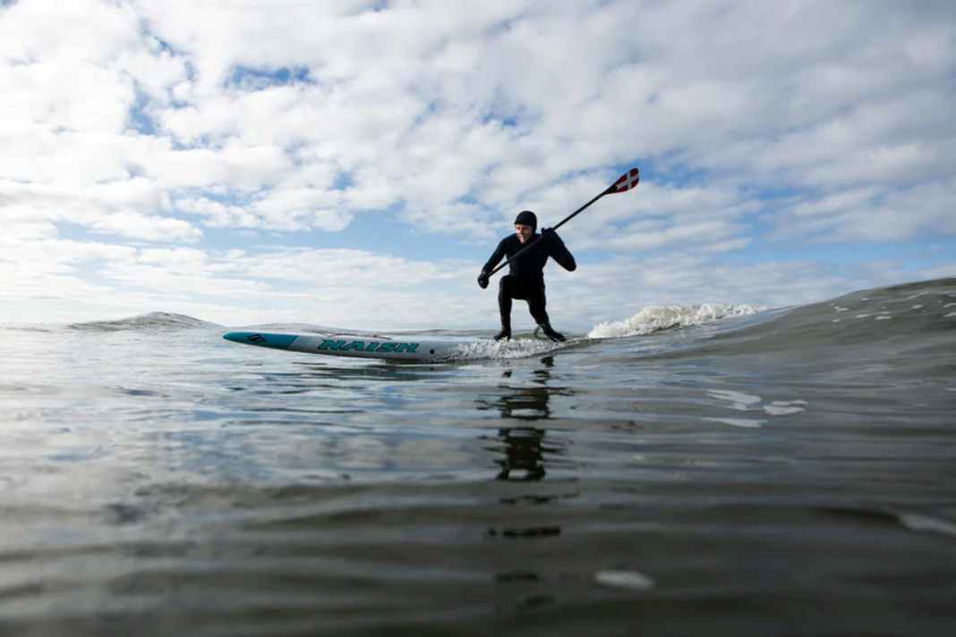 The Naish Nalu Adventure is a hardboard SUP with a wide range of use.
