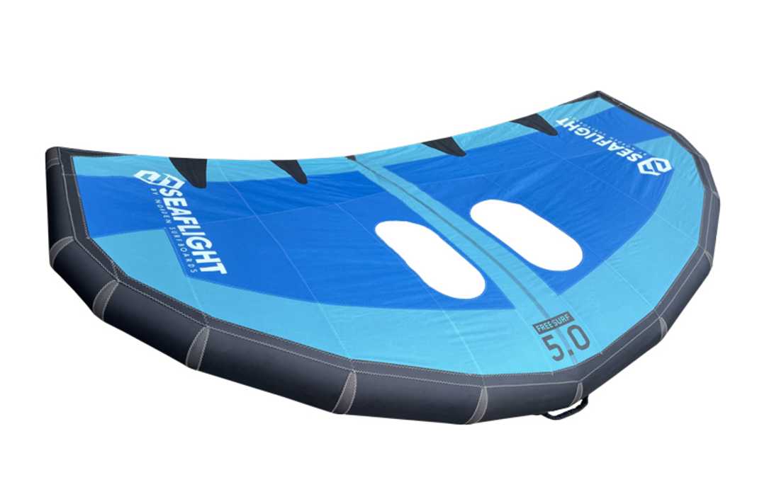 The Seaflight Free-Surf Wing is available in five sizes