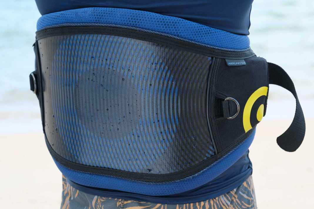 The NeilPryde Proton sits comfortably and allows plenty of freedom of movement.