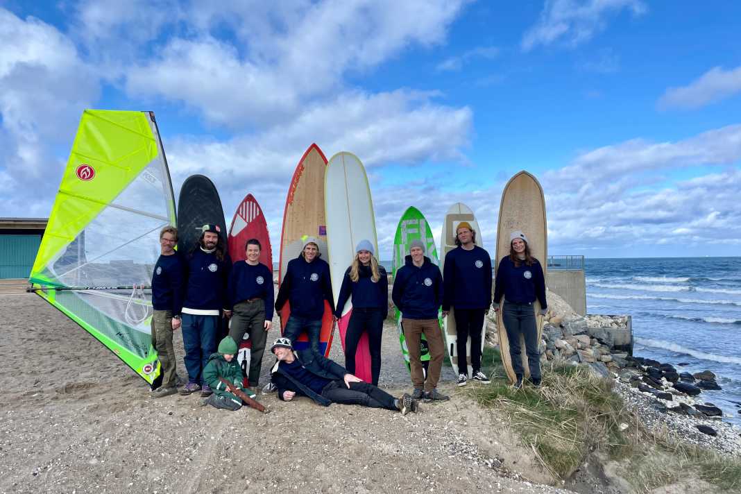 The surf club was founded by some locals...