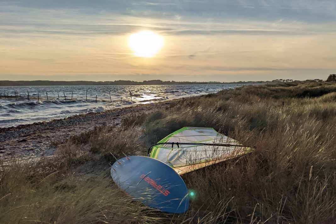 You can go straight onto the water at Møn campsite