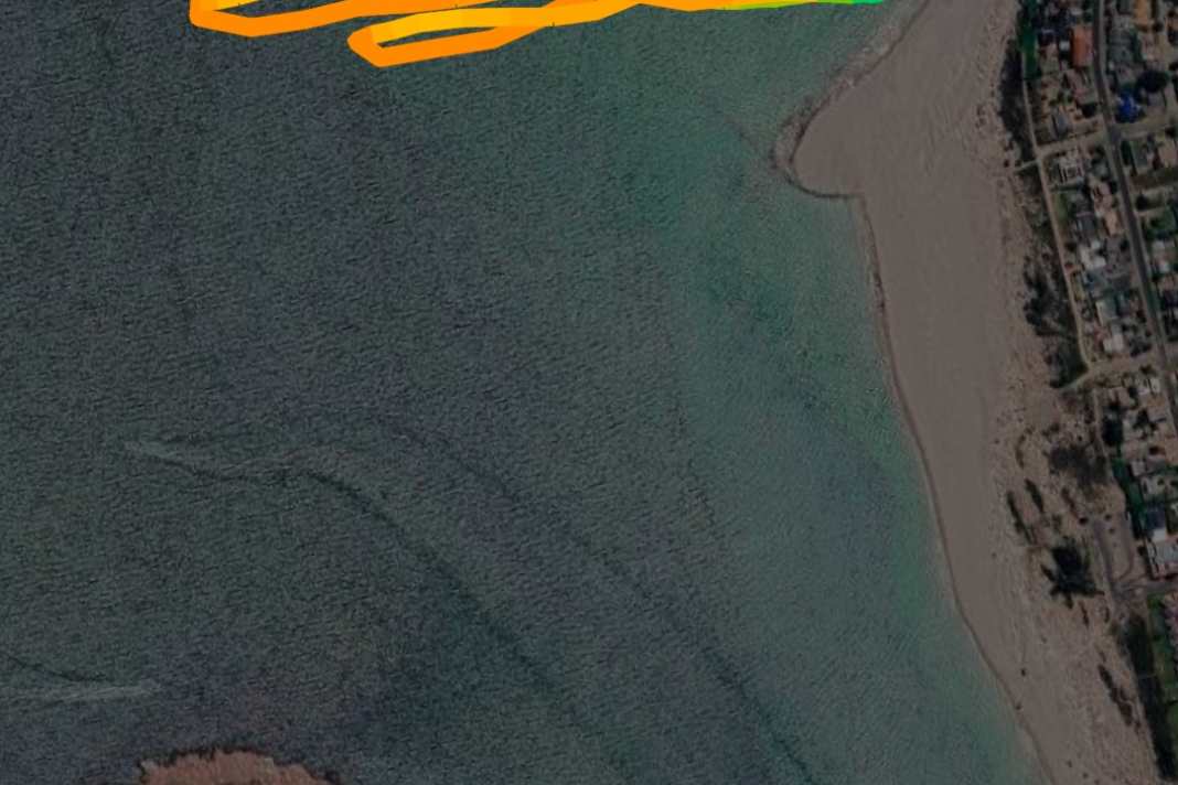 Ausschnitt aus dem Test 2025 bei kleiner Welle in Langebaan...