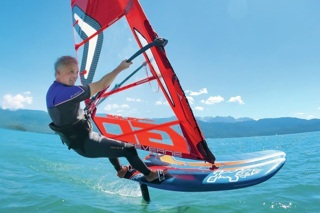 The IQ-Foil offers plenty of performance in light winds and a touch of Olympic spirit on top.