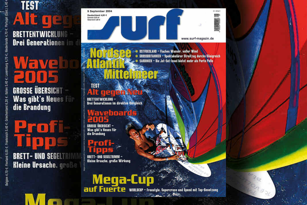 Brian Talma beim entspannten Cruisen auf dem surf-Titel im September 2004