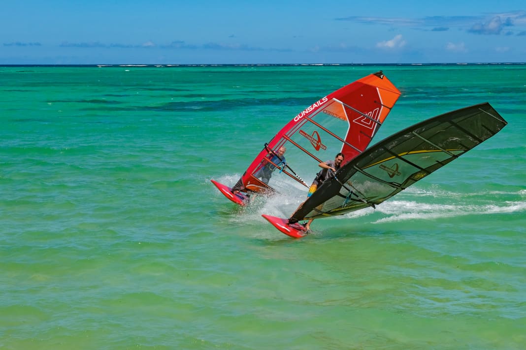Sieben Freerace-Segel haben wir auf Tobago getestet