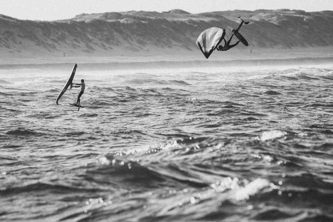 Moderater Wind und Wellen bis 1,5 Meter Höhe gab's zum Auftakt des World Cups in Dänemark