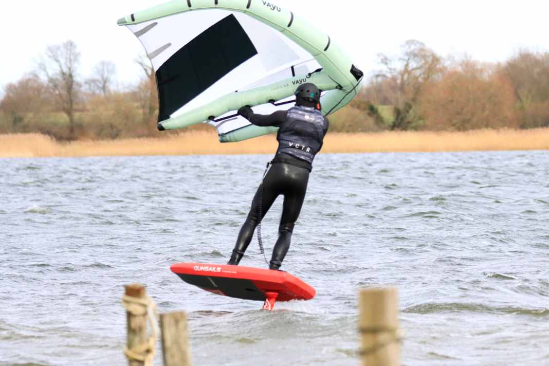 We tested the GunSails Hy-Board for several days between March and May 2023