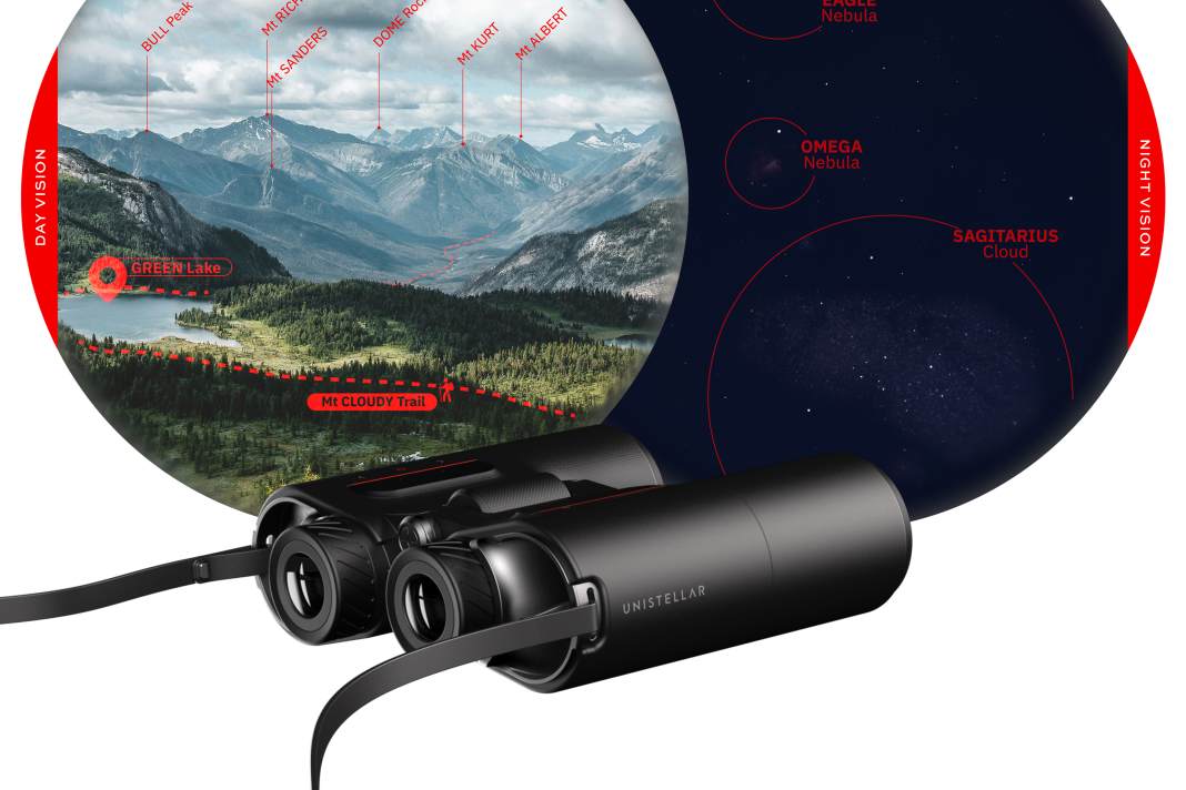 Informationen zu Berggipfeln, Wanderwege und eine umfangreiche Astronomische Datenbank stehen auch offline zur Verfügung.