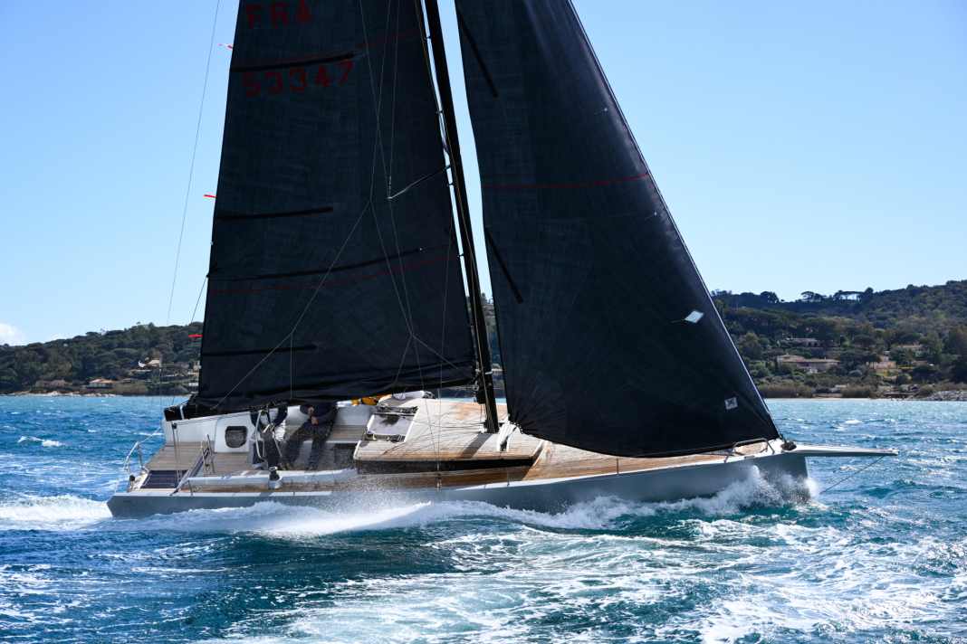 Sleek sled. The Code 0.1 sails just as well as it looks