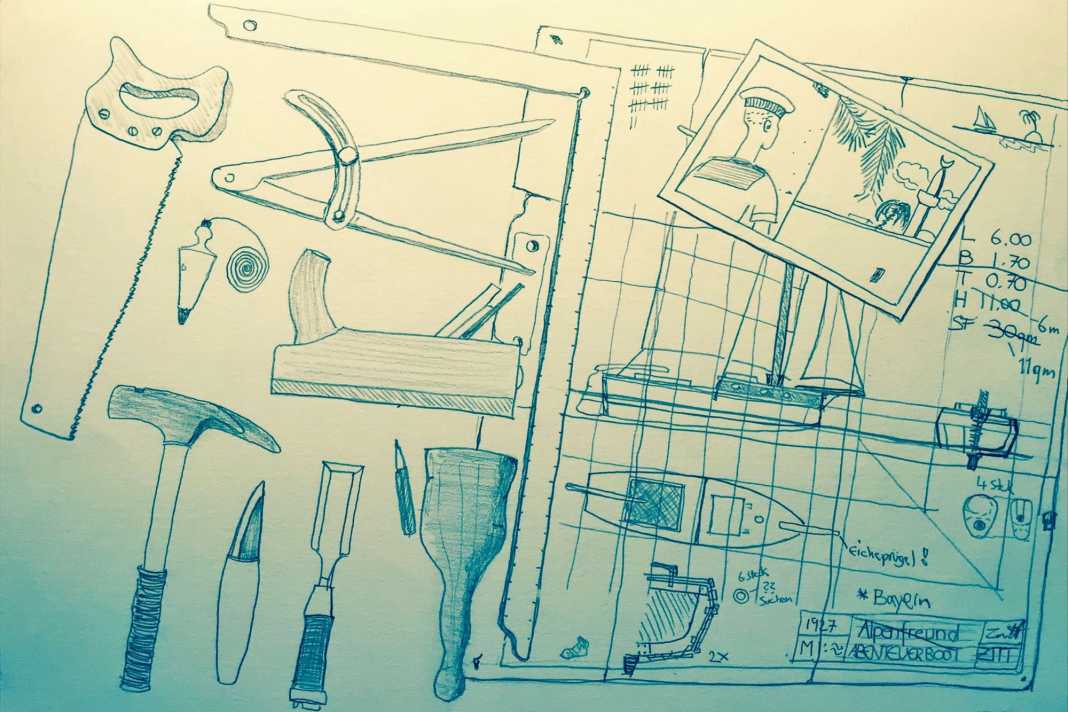 Bavarian Hans Zitt builds a sailing boat between the world wars and sets off for the East