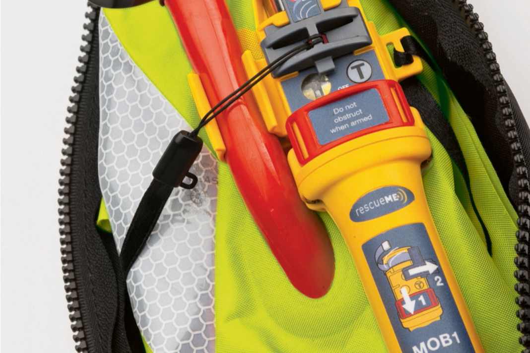 Current AIS MOBs can be integrated into almost any lifejacket and are then automatically activated when the waistcoat is deployed