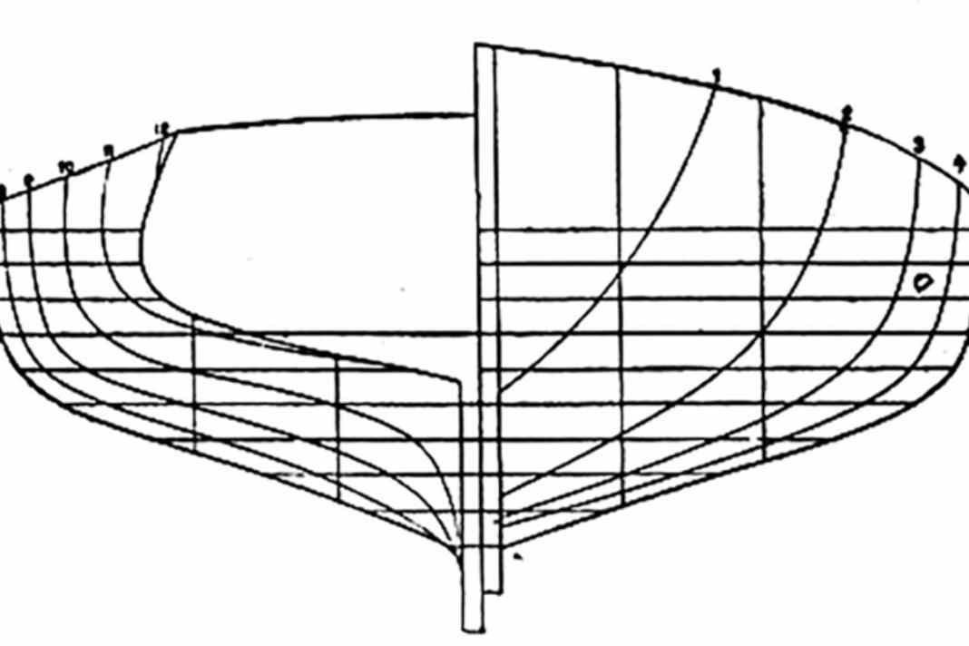 Crack of the "Spray" | Drawing: Yacht Archiv