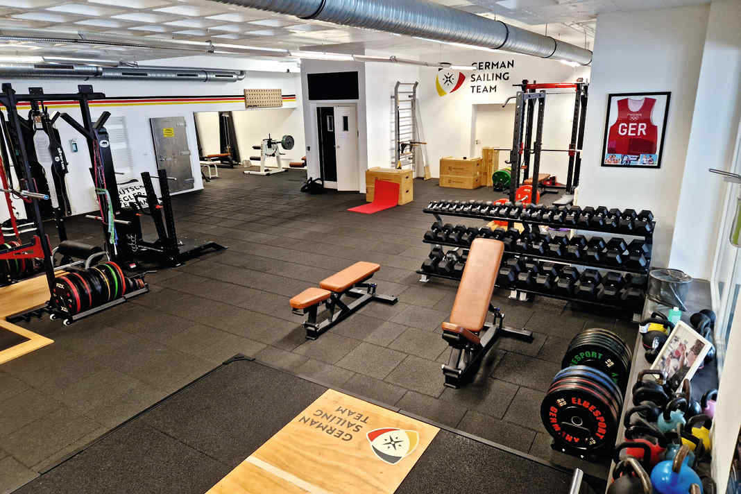 The athletics area is exclusively available to the athletes