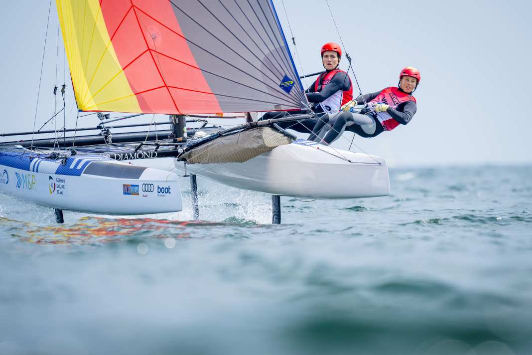 Paul Kohlhoff und Alica Stuhlemmer im Nacra 17
