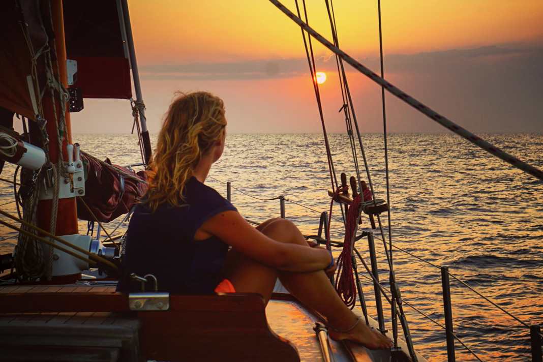 Van der Veeken has thousands of nautical miles in her wake. She knows about the plight of the oceans from her own experience