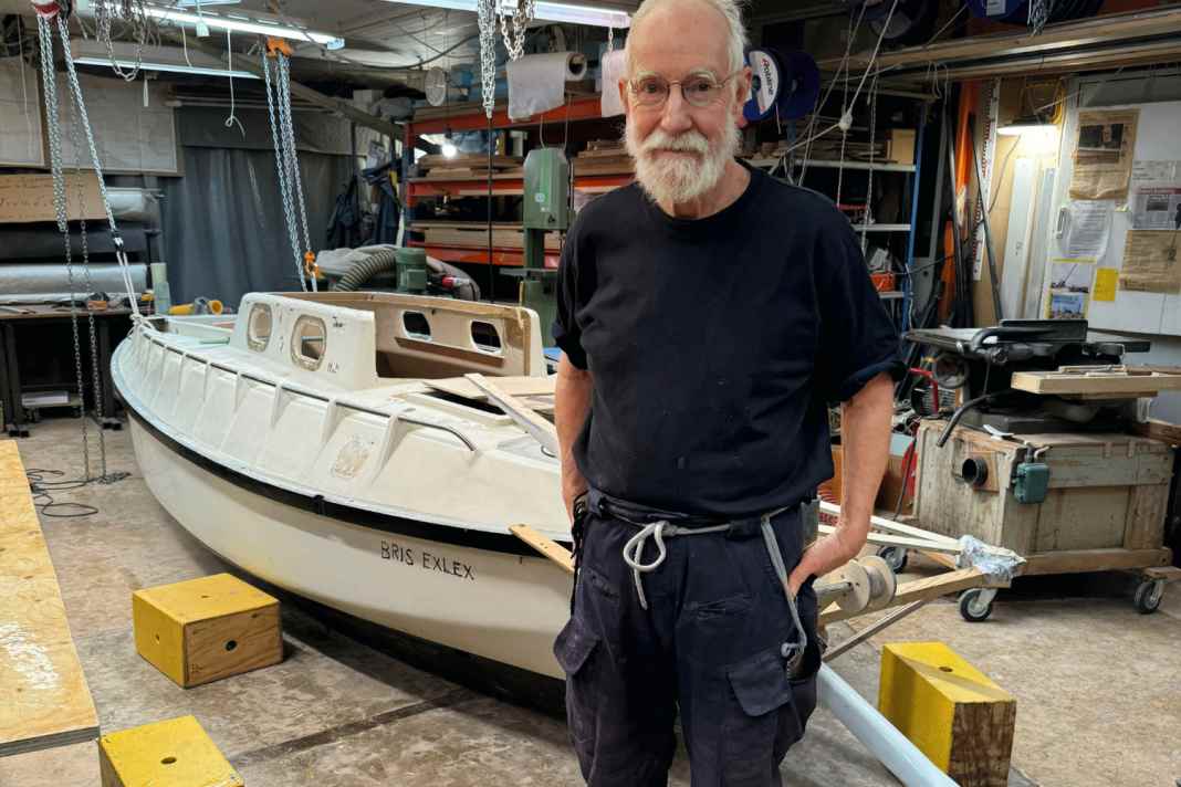 Sven Yrvind built his first boats in his mother's cellar. Today, his small shipyard is his second home.