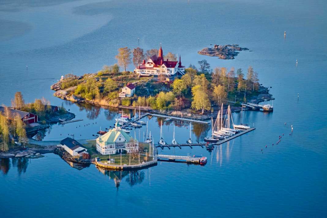 Der traumhafte Hafen des Nylands Yachtclubs in Helsinki.