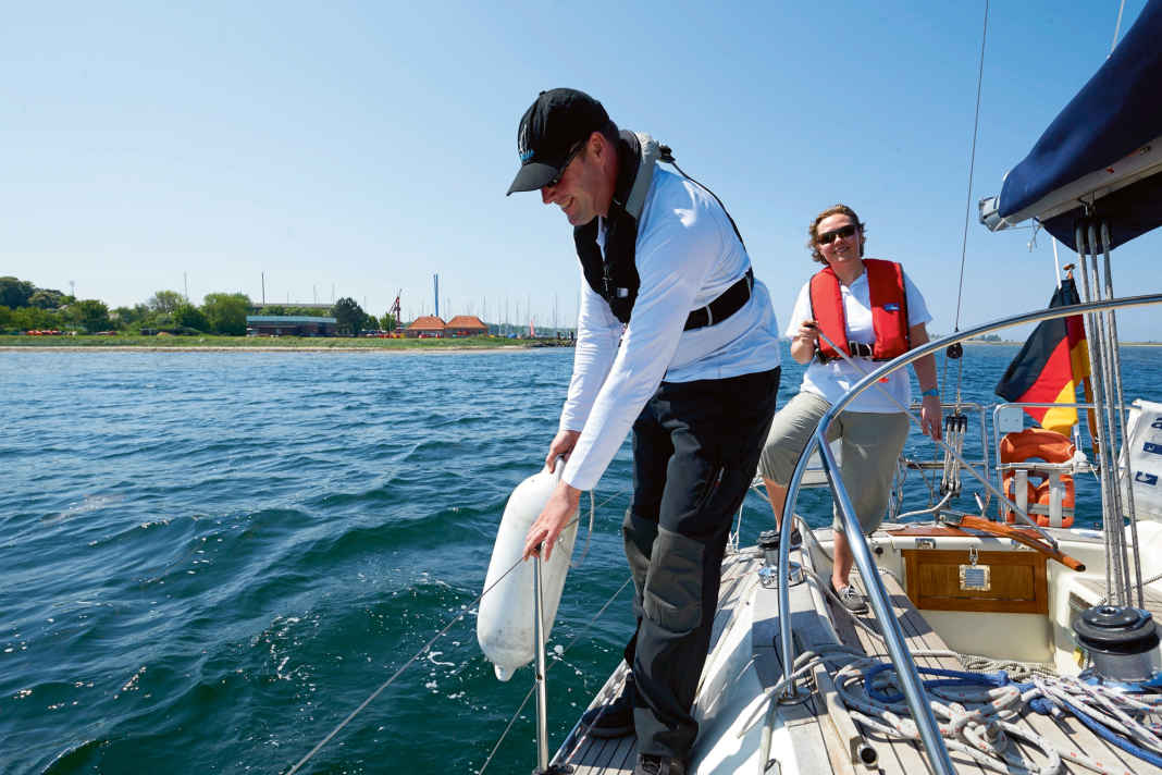 Tying and untying the fenders is usually one of the first jobs taken on by fellow sailors.