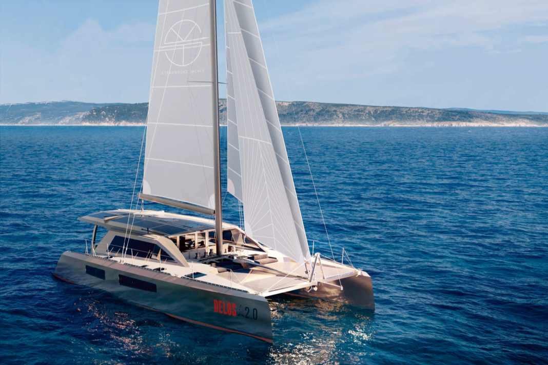 Il nuovo "Delos" sarà un'imbarcazione da viaggio in alluminio con una trasmissione ibrida che è sinonimo di comfort e sicurezza.