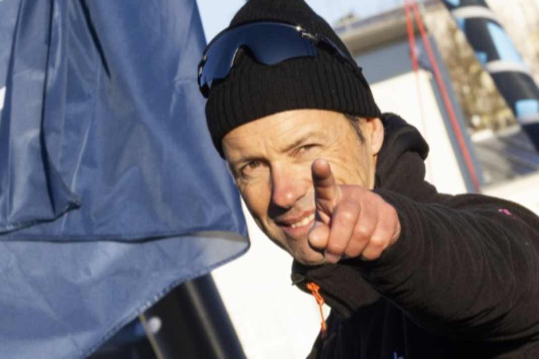 Thomas Coville vor dem Start der historischen Premiere der Arkea Ultim Challenge - Brest