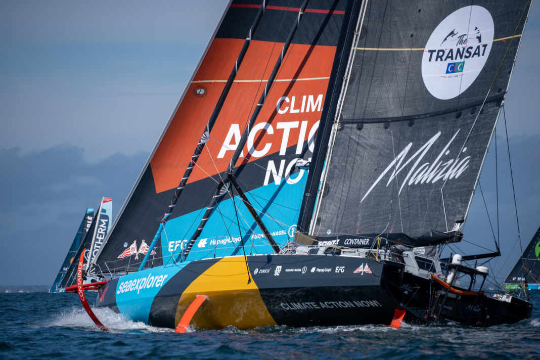In der vergangenen Woche trainierte Boris Herrmann mit dem Pôle Course au Large in Frankreich
