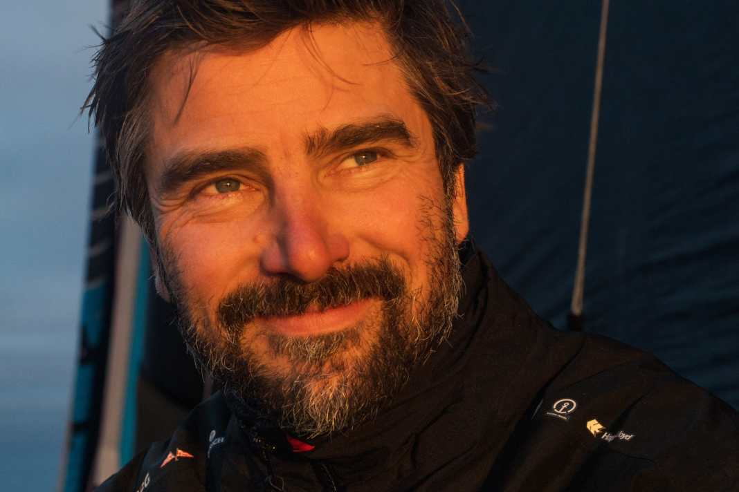 Das Porträt seines Skippers Boris Herrmann hat Malizias An-Bord-Reporter Antoine Auriol eingefangen
