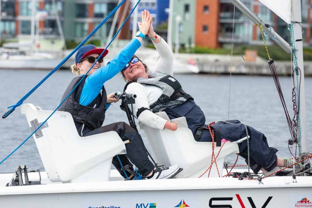 Successfully defended their World Championship title: the "Hamburger Deerns" Silke Basedow and Nadine Löschke.