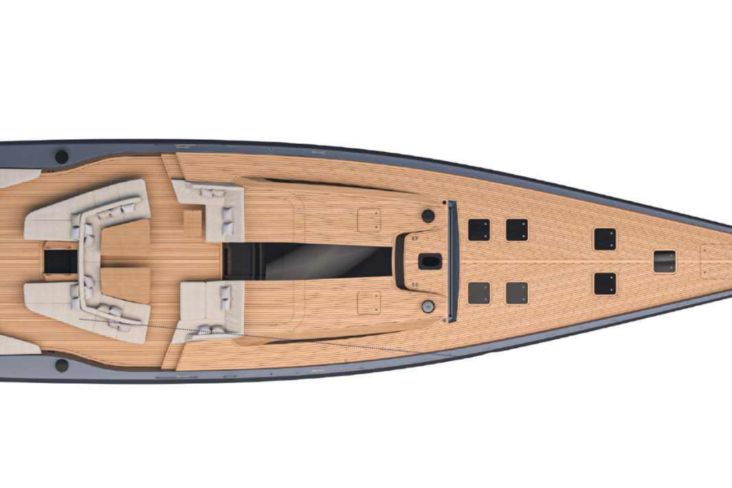 The horizon in view: The deck layout offers versatile lounge and seating areas. The Terrace-of-the-Sea surprises with XL loungers.