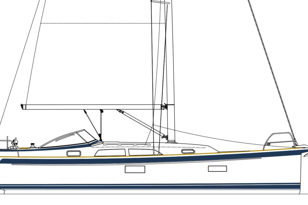 Die neue Hallberg Rassy 370 kommt im klassischen HR-Design