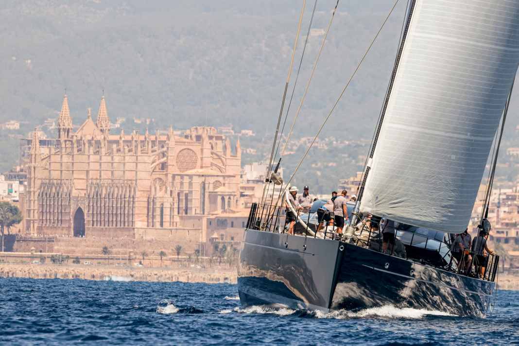 Die 39 Meter lange Vitters „Cervo“ startete bereits im letzten Jahr beim Superyacht Cup Palma.