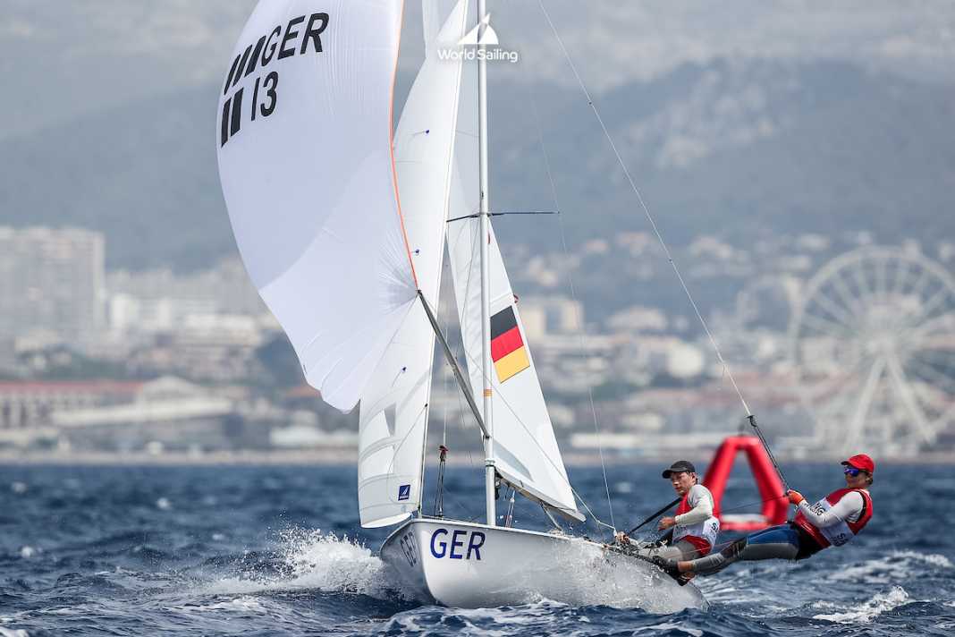 In der neuen Paradedisziplin des German Sailing Teams mit Silber bei den Pre-Olympics erfolgreich: Malte und Anastasiya Winkel
