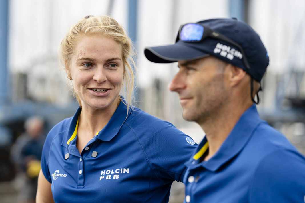 Nico Lunven hat mit "Holcim-PRB" Platz sechs bei seiner ersten Vendée Globe erreicht, bevor nun Rosalin Kuiper die Imoca als Skipperin fürs Ocean Race Europe übernommen hat.