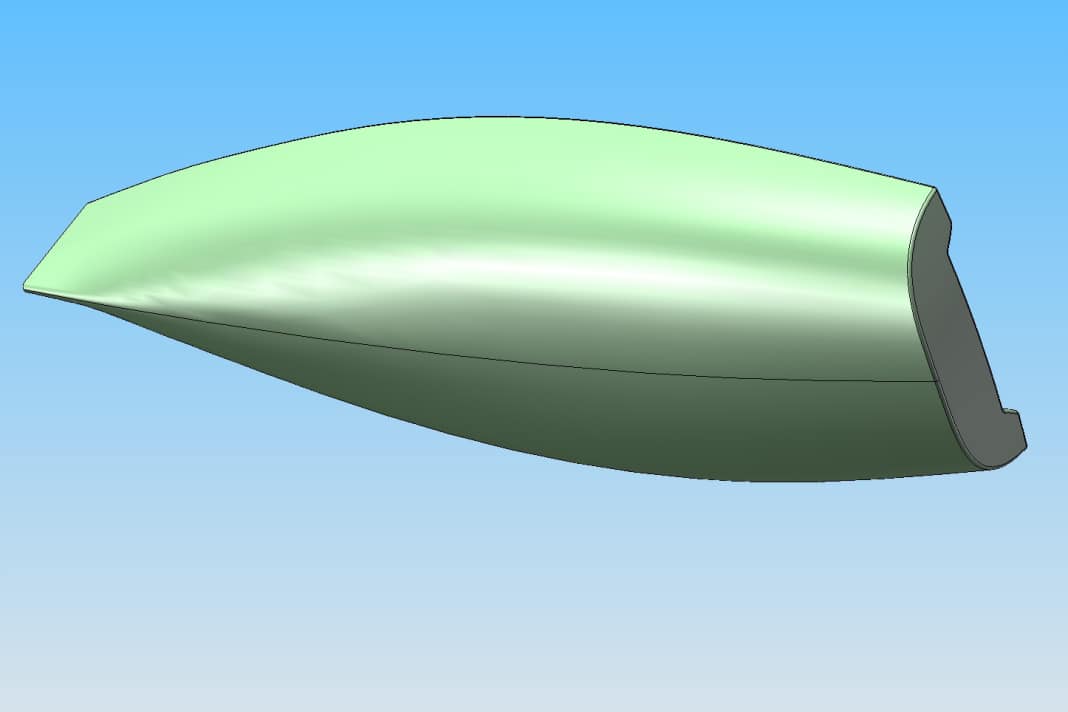 Milan 22: modern lines, narrow waterline width
