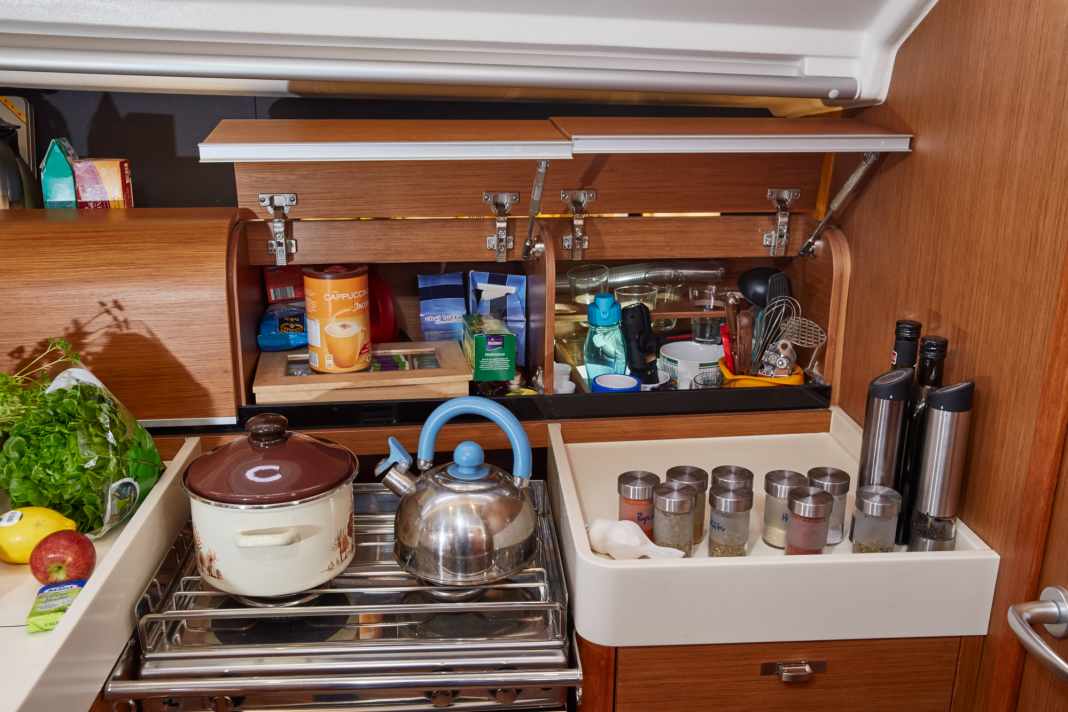 Des aides utiles pour la cuisine de bord.