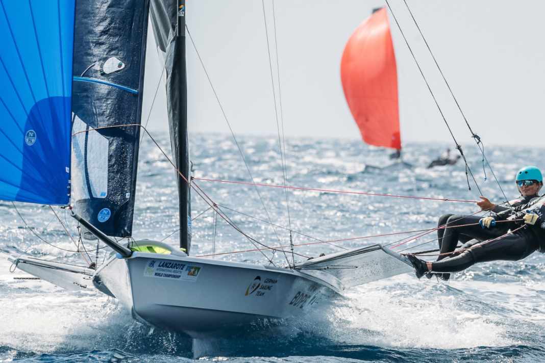 Als WM-Siebte waren Inga-Marie Hofmann und Catherine Bartelheimer beste deutsche Crew vor Lanzarote