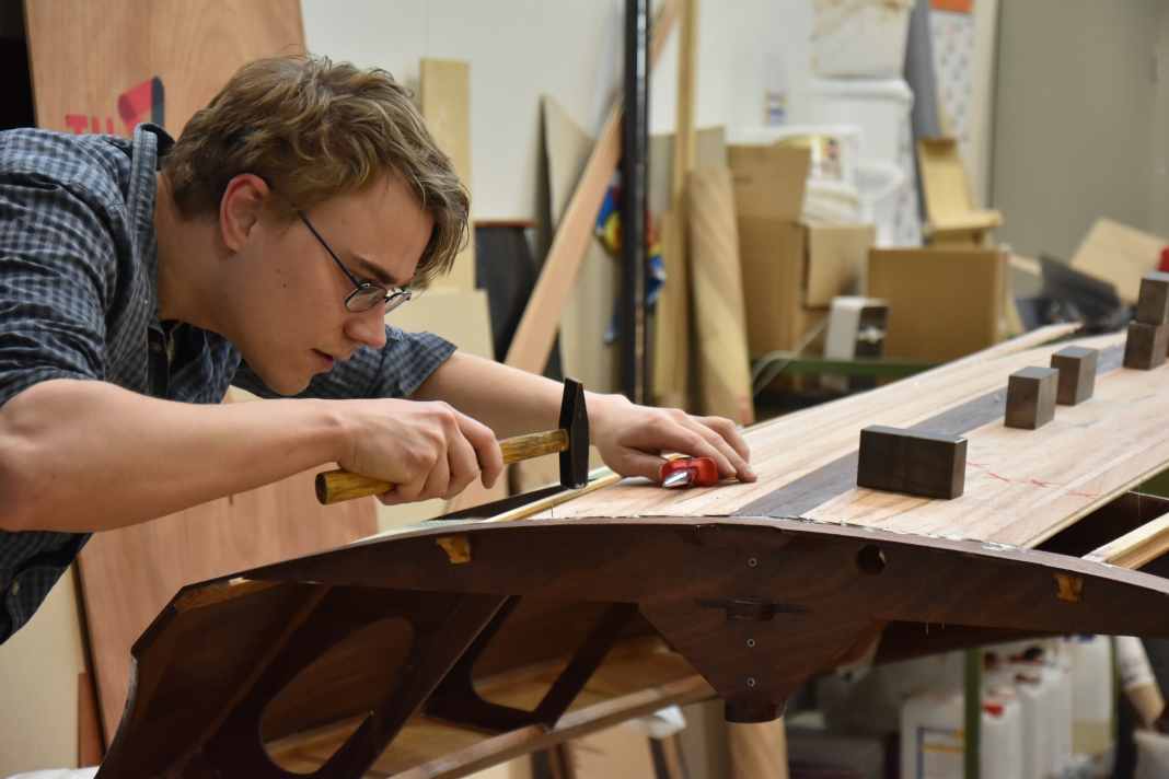 Bootsbau im Namen der Wissenschaft – an der TH OWL arbeiten die Studenten nicht nur am Schreibtisch