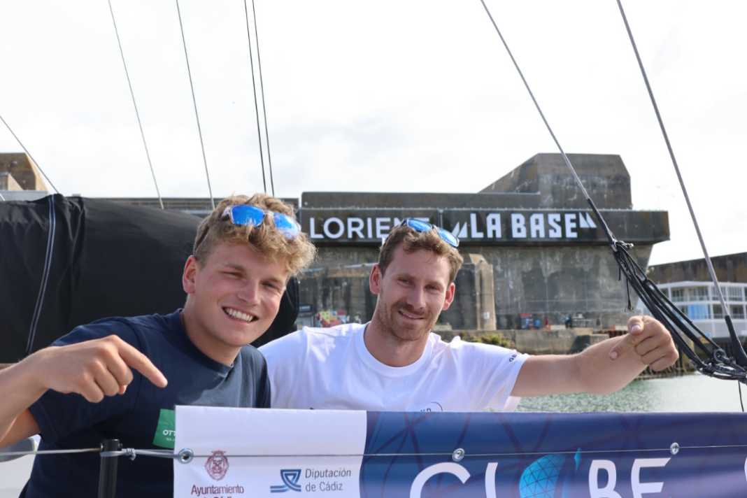 Lennart Burke und Melwin Fink bereiten sich in Lorient auf den Globe40-Start am 31. August vor.