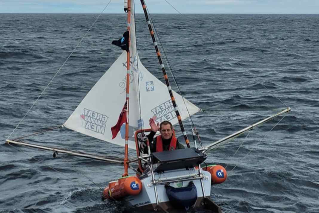 "Big C" beim vergangenen Rekordversuch noch unter Segeln