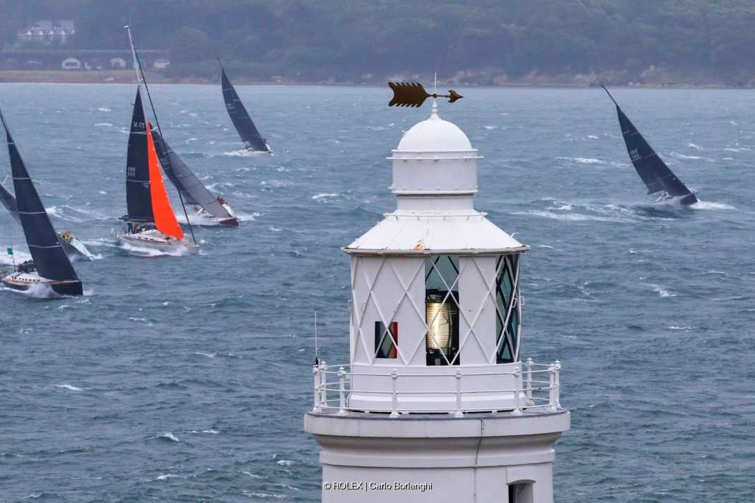 It was mainly smaller yachts that wisely started the stormy 50th edition of the Rolex Fastnet Race with a storm jib