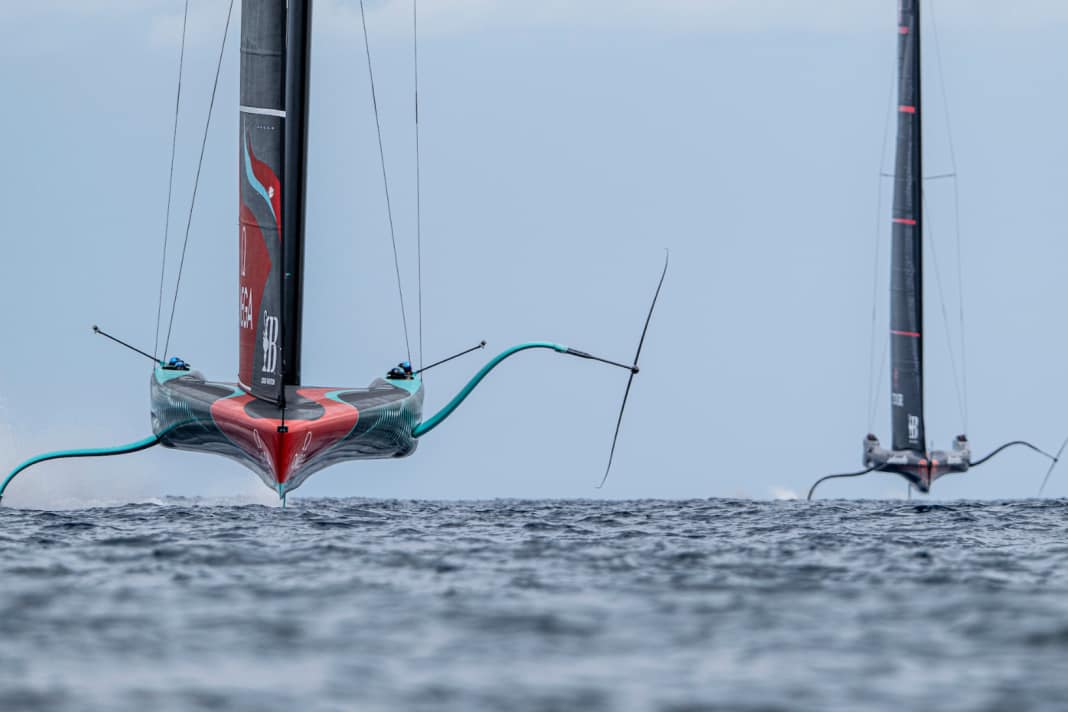 Das Emirates Team New Zealand verteidigt den America's Cup