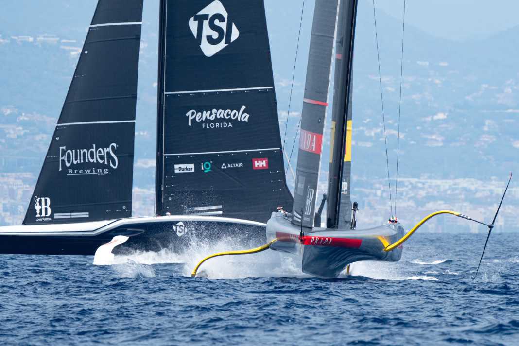 Dans le duel des "poids lourds", Luna Rossa Prada Pirelli s'est imposé face à NYYC American Magic