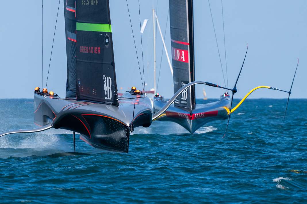 Die Finalisten im Louis Vuitton Cup: "Britannia" vs. "Luna Rossa"