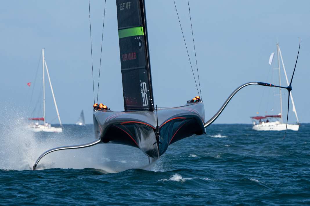 "Britannia" proved to be a new force among the top challengers in fresher winds